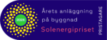 Solenergipriset - Vinnare Byggnad 2024