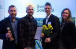 Ivar Kjellberg och Raymond vinner Svenska solenergipriset år 2024 för installationen på Ivar Kjellbergs fastighet i göteborg Förskolan Brämaregården. 