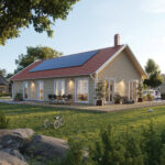 A-hus villan Furuvik finns nu med solceller från Raymond 
