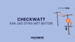 Checkwatt - kan jag styra mitt batteri